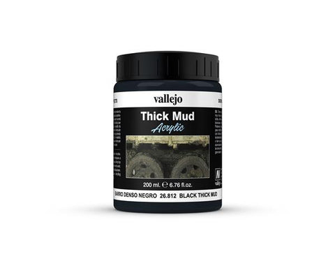 Vallejo - Diorama Effects - Black Thick Mud 200ml
