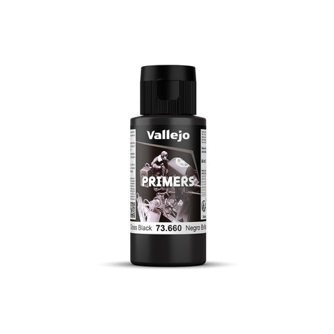 Vallejo - Primer - Gloss Black Primer 60ml