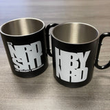 "Monument Hobbies - Stainless Paint Water Cup with Carabiner ""HBY NRD"""