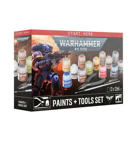 40k Paints + Tools