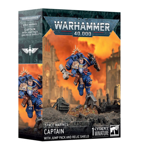 Space Marine : Captain With Jump Pack & Relic Shield
