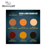 AK Interactive - Dense Acrylics Set - Flesh And Skin Colors