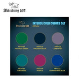 AK Interactive - Dense Acrylics Set - Intense Cold Colors
