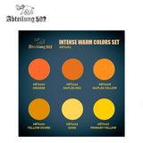 AK Interactive - Dense Acrylics Set - Intense Warm Colors