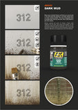 AK Interactive - Weathering Products - Dark Mud Effects 35ml