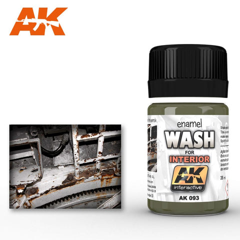 AK Interactive - Weathering Products - Interior Wash 35ml