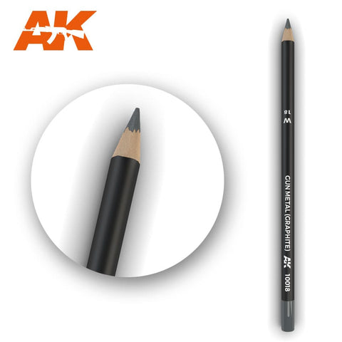 AK Interactive - Weathering Pencils - Gun Metal (Graphite)
