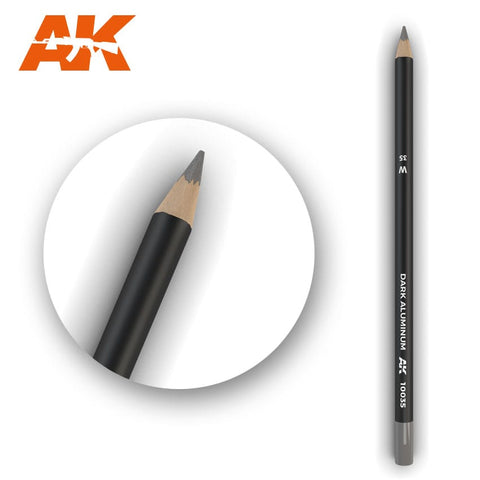 AK Interactive - Weathering Pencils - Dark Aluminum Nickel