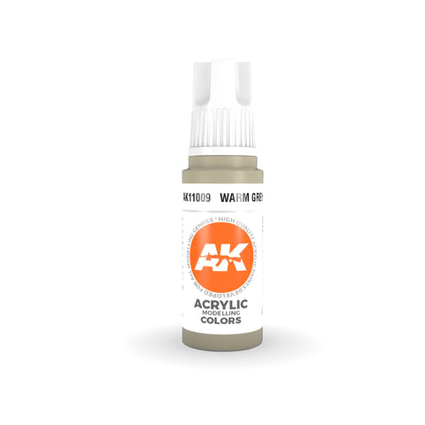 AK Interactive - 3 Gen Acrylics - Warm Grey 17ml