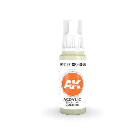 AK Interactive - 3 Gen Acrylics - Green-Grey 17ml