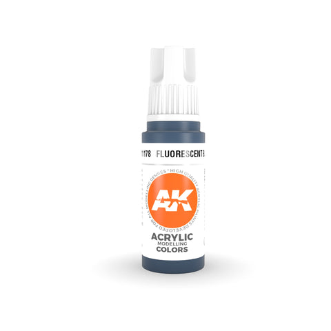 AK Interactive - 3 Gen Acrylics - Fluorescent Blue 17ml