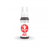 AK Interactive - 3 Gen Figures Acrylics - Reddish Black  17ml