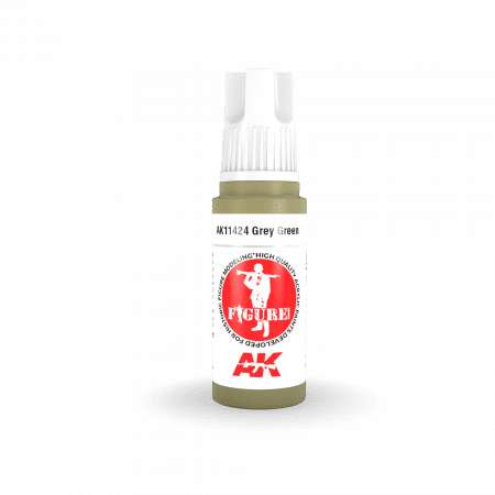 AK Interactive - 3 Gen Figures Acrylics - Grey Green  17ml
