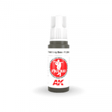 AK Interactive - 3 Gen Figures Acrylics - Field Grey Base #1 (Green uniform) 17ml