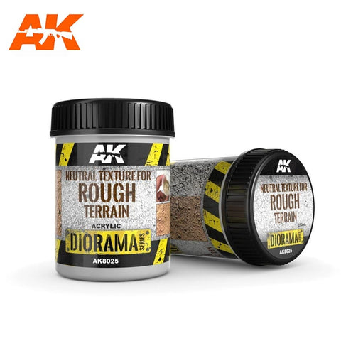 AK Interactive - Dioramas - Terrains Neutral Texture for Rough Terrains 250ml