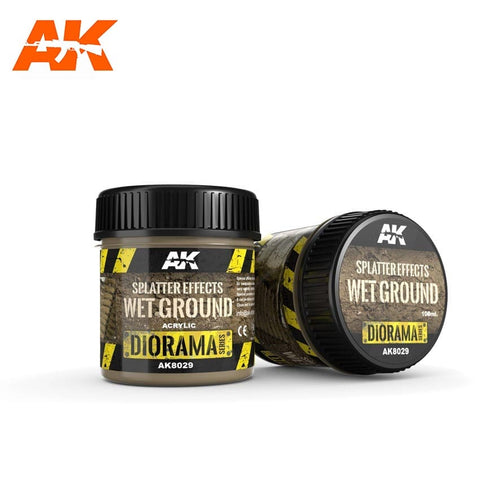 AK Interactive - Dioramas - Splatter Effects Wet Ground 100ml
