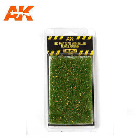 AK Interactive - Vegetation - Dio-Mat Tufts with Fallen Leaves Autumn