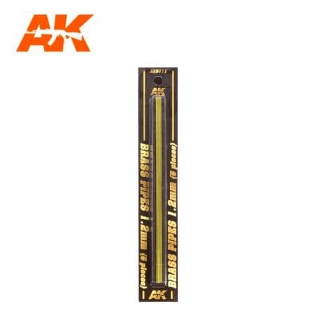 AK Interactive - Building Materials - Brass Pipes 1.2mm (5)