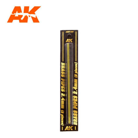 AK Interactive - Building Materials - Brass Pipes 2.4mm (2)