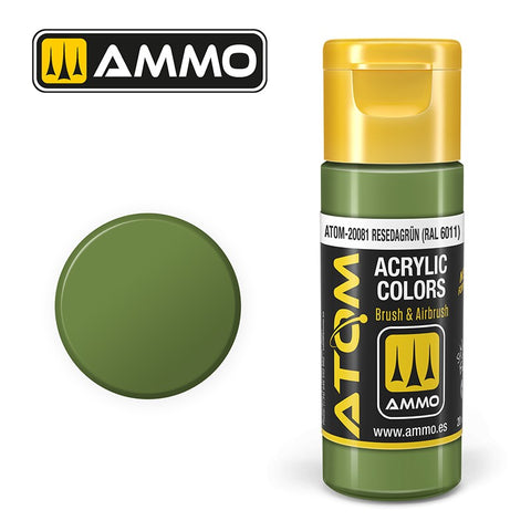Ammo by MIG - Atom Color - Resedagrün Ral 6011 20ml