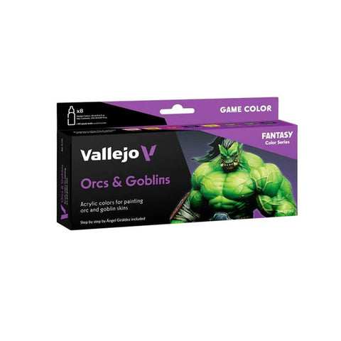 Vallejo - Game Colour - Orcs & Goblins 8 Colour Set