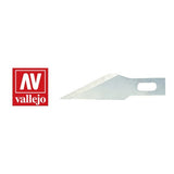 Vallejo - Hobby Tools - #11 Classic Fine Point Blades (5) - for no.1 handle
