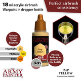 Army Painter - Warpaints Air - Imp Yellow Acrylic Paint 18ml