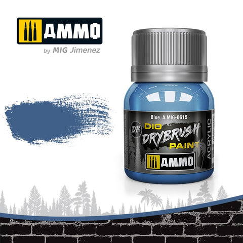 Ammo by MIG -  Drybrush - Blue