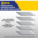Gale Force 9: Precision Hobby Tools – Precision Micro Knife Blade Pack (5)