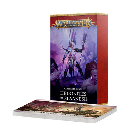 Warscroll Cards: Hedonites Of Slaanesh (Eng)