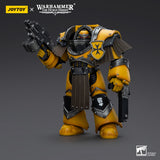 Warhammer Collectibles: 1/18 Scale Imperial Fists Legion Cataphractii Terminator Squad w/ Chainfist