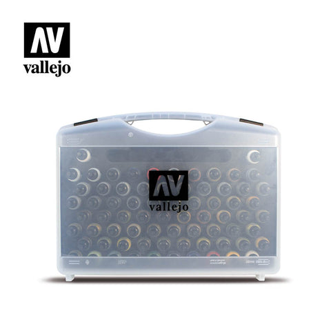 Vallejo - Model Air - 72 Basic colours set + Brushes Plastic Case