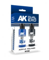 AK Interactive - Blue Bolt & Turbo Blue Dual Exo Set