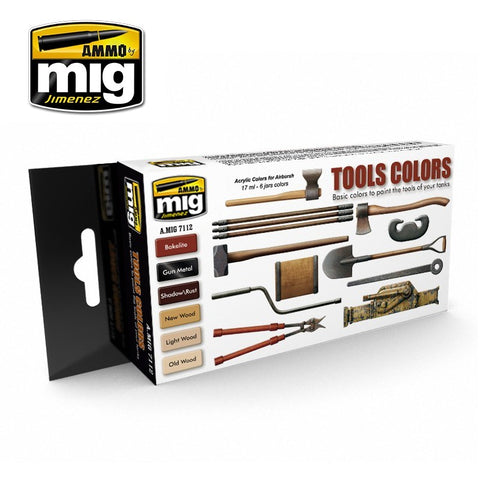 Ammo by MIG - Atom Color -  Tools Colors Set