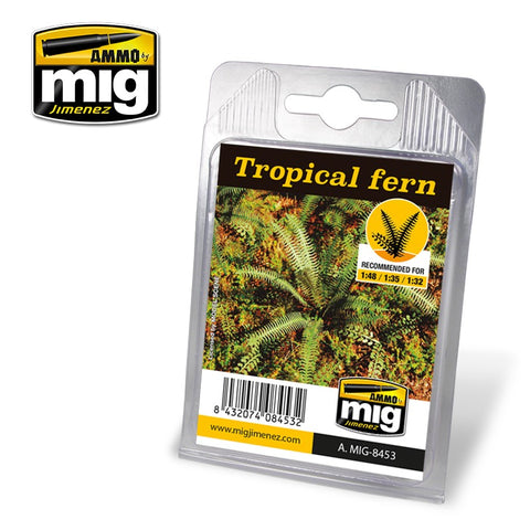 Ammo by MIG -  Dioramas - Laser Cut Plants - Tropical Fern