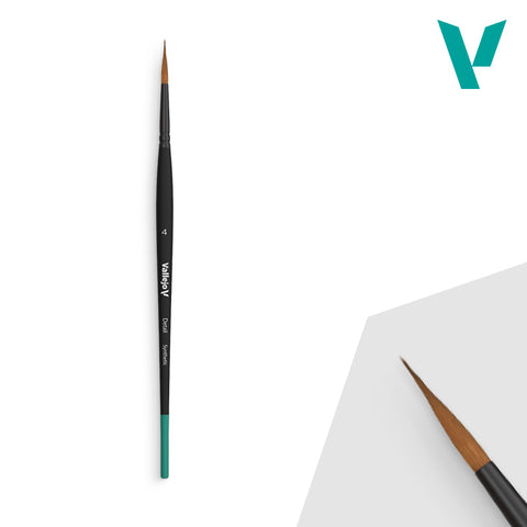 Vallejo - Brushes - Detail - Round Synthetic Brush No. 4/0