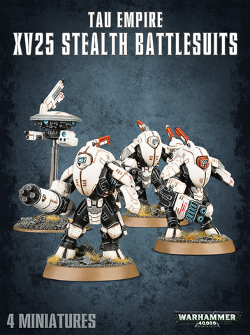 Tau XV25 Stealth Battlesuits