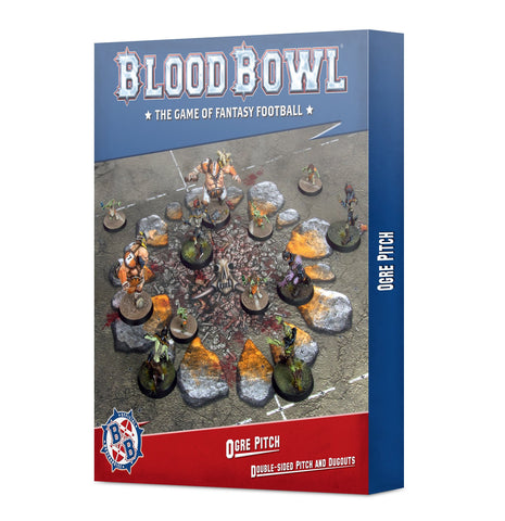 Blood Bowl Ogre: Pitch and Dugouts